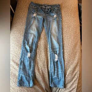 Vintage Y2K dELiA*s Light Blue Denim Jeans